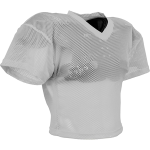 V-Neck <b>Mesh</b> <b>Short</b> Sleeve American Football Jersey Breathable Solid Color Men's Adult Regular Fit 100% Polyester Sport Apparel - Product Image 4