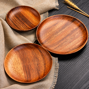 Platos Redondos de Bambú: Vajilla Orgánica, Libre de Plástico - Tamaños Personalizados Disponibles para Pedidos al por Mayor/ Sra. Alina - Product Image 6