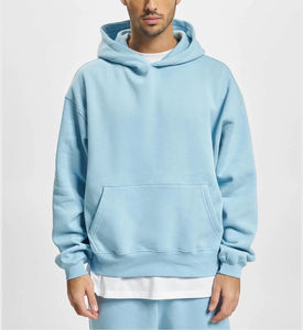 Sudadera con capucha extragrande y acogedora, con forro polar suave, diseño de hombros caídos, corte relajado y estilo moderno de streetwear. - Product Image 3