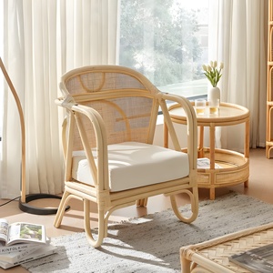 Suministro de muebles al por mayor, sofás de ratán a precio económico, sofá silla real de la mejor calidad en venta - Product Image 2