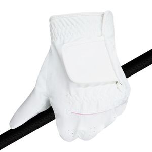Gants de golf pour homme en cuir Cabretta respirant et léger, avec logo personnalisé, à enfiler, pour la main gauche, accessoire sportif pour adulte - Product Image 4