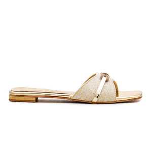 Golden FN7684 <b>Heeled</b> Sandals Elegant <b>Slipper</b> <b>with</b> Intricate Design - Product Image 3
