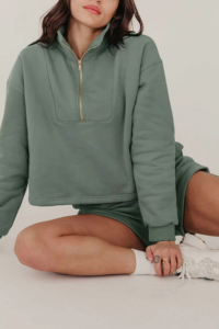 Women Loose Fit <b>Fleece</b> Pullover Long Sleeve Crewneck Sweatshirt Casual Daily <b>Jumper</b> - Product Image 3