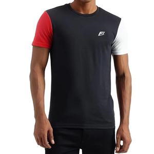 Camisetas Ligeras al por Mayor para Hombre, Manga Corta, Cuello Redondo, Algodón, Verano, Suaves, Bloques de Color, Personalizadas, a Granel, Proveedor de Moda, EE. UU. - Product Image 1