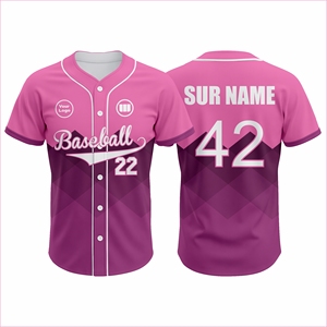 Trending Wida Sports Custom Baseball Jersey Set Breathable Quick Dry Polyester Sublimation Team Uniform OEM Private <b>Label</b> Supply - Product Image 6