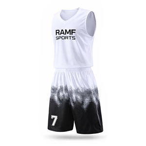 La Fábrica Produce Camisetas de Baloncesto Económicas de Secado Rápido y Transpirables, Conjunto de Baloncesto Juvenil con Sublimación Completa - Product Image 1