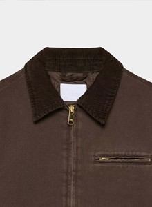 Quilted Lining Men Vintage Working Jacket Custom <b>Heavy</b> <b>Duty</b> Cotton Lined Jacket Utility Canvas <b>Zipper</b> Working Jacket For Men - Product Image 6