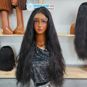 Pelucas de Cabello Virgen Vietnamita para Mujer, Súper Doble Trama, Liso Natural, con Encaje, Densidad 250, 6x6 HD Transparente, Pre-Arrancadas, Sin Pegamento - Product Image 4