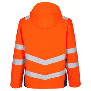 Softshell <b>Jacket</b> for <b>Men</b> High Quality With That <b>Reflective</b> Tape and Side Pockets Windproof Construction Safety <b>Men's</b> <b>Jackets</b> - Product Image 5