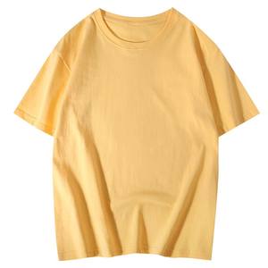 Camiseta de Manga Corta de Algodón Peinado de 200g, Precio de Fábrica de Bangladesh y China, Impresión de Logotipo Personalizado, Camiseta Publicitaria con Cuello Redondo - Product Image 3