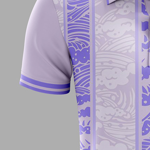 เสื้อยืดพิมพ์ลายเรขาคณิตสีดำน้ำเงิน ยูนิเซ็กซ์ ผ้าโพลีเอสเตอร์ 100% ระบายเหงื่อได้ดี ทรงปกติ น้ำหนักเบา แขนสั้น - Product Image 4