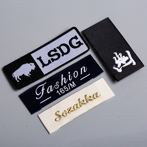 Etiquetas de ropa de alta calidad, venta directa de fábrica, etiquetas para el cuello, etiquetas de tela personalizadas - Product Image 4
