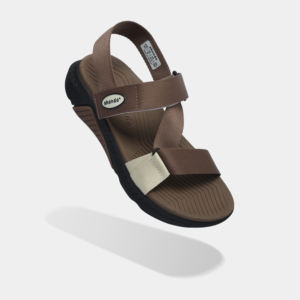 Sandales d'été décontractées pour hommes à bout ouvert, style à brides croisées marron, légères et confortables, fabriquées au Vietnam - Product Image 5