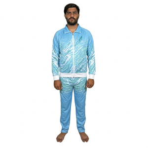 ชุดวอร์มซับลิเมชั่นแบบหนาพิเศษ พร้อมฮู้ดซิปเต็มตัว กางเกงขายาว มีกระเป๋าข้างสองด้าน  สามารถออกแบบลายได้ตามต้องการ - Product Image 4