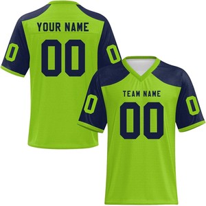 Fournisseur de maillots de football américain haut de gamme, mélange de spandex, design personnalisé, transfert thermique, uniforme léger, vêtements d'équipe, vêtements de club professionnels - Product Image 2