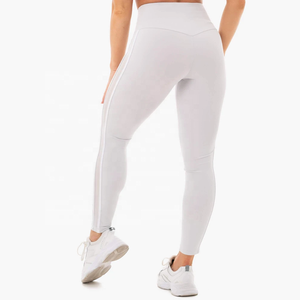 Leggings Deportivos de Alta Calidad para Mujer, Corte Ajustado, Personalizados OEM, Tejido de Spandex/Nylon Transpirable con Tecnología SEAMED y Bolsillos - Product Image 1