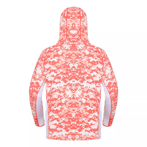 Sudadera con Capucha para Hombre de Secado Rápido, Transpirable y con Protección Solar, Sudadera de Pesca con Sublimación Personalizada, Camuflaje, Impermeable, UPF 50+ - Product Image 2