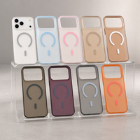 Étui magnétique pour iPhone 18 17 16 15 14 13 12 11 Pro Max, coque en PC mate effet givré, ultra-fine, toucher agréable