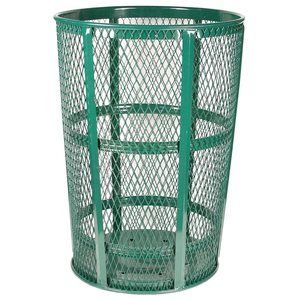 Corbeille à déchets vintage en fer avec poignée, poubelle ronde pour salon, bureau, décoration, vente en gros, commandes personnalisées en gros - Product Image 4