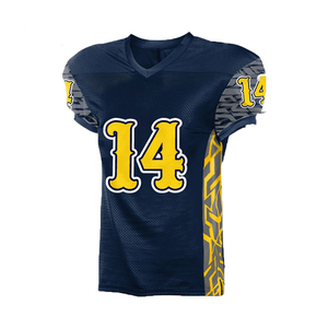 Best Selling High Quality Breathable American Football Uniform Set New Style Digital Print Shirts/Tops for Sport Use - Product Image 4
