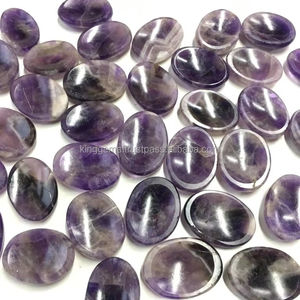 หินอเมทิสต์ธรรมชาติแกะสลักรูปวงรีสำหรับชาวพุทธและฮวงจุ้ยสำหรับการรักษาสมาธิและบรรเทาความเครียด - Product Image 6