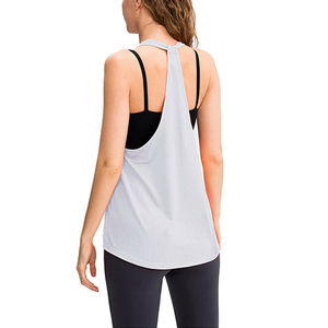 Chaleco Deportivo Personalizado para Mujer, 100% Algodón, Transpirable, de Secado Rápido, para Gimnasio, Fitness, Yoga, Sin Mangas, Diseño Personalizado - Product Image 3