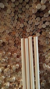 Solid Wood Pine Wood Floor Cleaning Broom Pole Mop Handle Broom Stick Mop Stick <b>Leaf</b> Rake Handle - Product Image 4