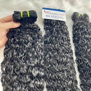 Super promotion : Cheveux humains vietnamiens noirs, coupe pixie bouclée, trame populaire, coiffures tendance 2026, cheveux vierges - Product Image 4