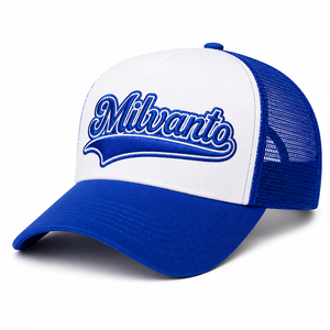 Gorra Trucker de 5 Paneles con Logotipo Bordado en 3D Personalizado |   Gorra de Béisbol Transpirable de Malla con Cierre Ajustable |   Artículos para la Cabeza de Primera Calidad - Product Image 1