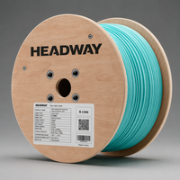 KABEL SERAT OPTIK HEADWAY FCS-DSLA-4M006-AQ 4 Core OM4 Multimode Indoor LSZH GB/T 18380.33 Kabel Inti