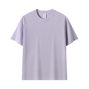 Camiseta de Manga Corta con Cuello Redondo para Hombre, Color Sólido, Corte Regular, Algodón Jersey, Ropa Casual - Product Image 6