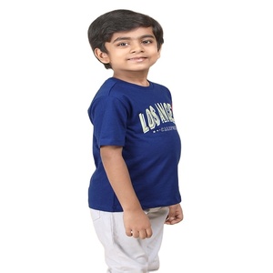 Smart Look 100% coton dans différentes méthodes d'impression et matériaux T-shirt à col rond pour garçon en stock à vendre - Product Image 5