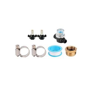 Pompa Acqua Dolce per Camper 7GPM 70PSI 12V DC, Pompa a Diaframma Autoadescante a Cinque Camere Nera per Uso Marino ad Alta Pressione - Product Image 6