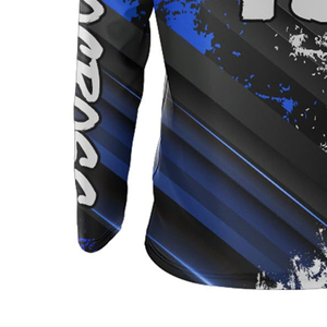 Maillots de motocross promotionnels en gros avec logo personnalisé, vêtements de course de motocross sur mesure, maillots de motocross personnalisés - Product Image 3