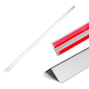 10 Pack 1.5 X 1.5 X 96 Inch Stainless Steel Wall <b>Corner</b> <b>Protectors</b> 304 Metal <b>Corner</b> Guards 90-Degree Edge Trim Protective Edges - Product Image 1
