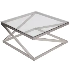 Nouvelle Arrivée : Table Basse Moderne avec Plateau en Marbre, Table Nid d'Abeille, Meuble de Salon, Table à Thé - Product Image 6