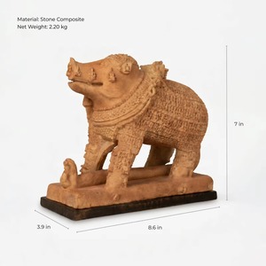 Statue de Vishnu Adi Varaha |   Réplique du Musée hindou du XIe-XIIe siècle - Product Image 2