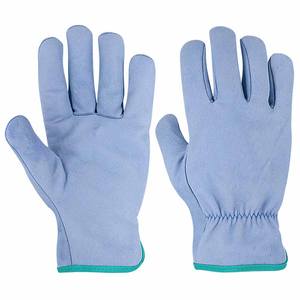 Guantes de Piel de Cabra Beige de Alta Calidad, Resistentes a la Abrasión, para Conducir, Jardinería y Protección de Manos - Product Image 2