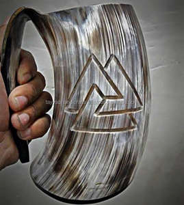 Date Buffalo boire corne tasse café boisson Cocktail puissance Agate bière tasses de l'Inde - Product Image 1