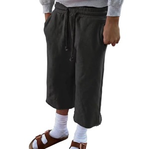Custom 100% Cotton Baggy Blank Sweat <b>Shorts</b> Double Waistaband <b>Men</b> Heavy Weight Fleece Joggers <b>Shorts</b> Plus Size <b>Men's</b> <b>Shorts</b> - Product Image 4