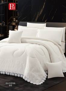 Ensemble de couette Panorama Home Olivera Super King 12 pièces, édition blanc ivoire – Vente en gros - Product Image 2