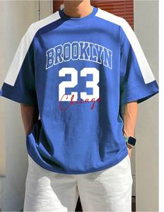 เสื้อเบสบอลครอปทรงโอเวอร์ไซส์ คอวี แขนสั้น สไตล์ Y2K สำหรับผู้หญิง ผลิตจากวัสดุรักษ์โลก เหมาะสำหรับงานพิมพ์ลายแบบซับลิเมชั่น - Product Image 1