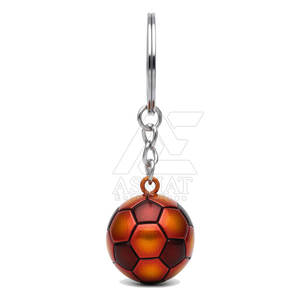Porte-clés Mini Ballon de Football en Caoutchouc, Nouveau Design, pour Fans de Sport, Vente en Gros - Product Image 4
