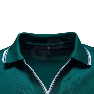Chemise polo en coton piqué classique pour homme, coupe confortable, idéale pour la gym, les activités de plein air, les voyages, la pratique quotidienne. - Product Image 3