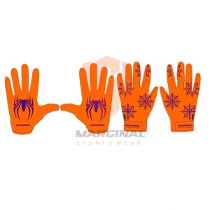 Best Quality Non-Slip Full Finger Adjustable Wrist Strap Hand Grips Leather Football Gloves 2026 Custom Design American <b>Hook</b> - Product Image 6