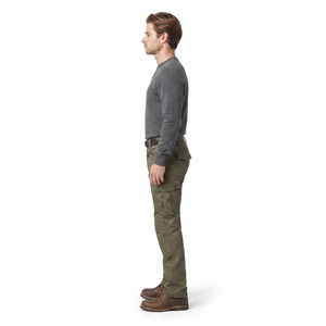 Pantalon de moto technique robuste en Cordura 500D, résistant à l'abrasion, coupe-vent, cargo tactique pour homme - Product Image 3