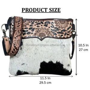 Bolso de Mano de Cuero Vacuno Hecho a Mano con Diseño de Tendencia 2025, Bolso Bandolera y de Hombro de Cuero Genuino de Gran Capacidad para Mujer - Product Image 2