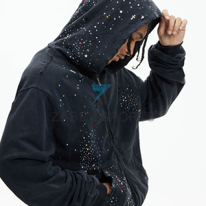 ZABEX SPORTS Sweat-shirt personnalisé avec strass, design de haute qualité, sweat-shirt pour homme avec strass, fabricant de sweat-shirts haut de gamme - Product Image 4