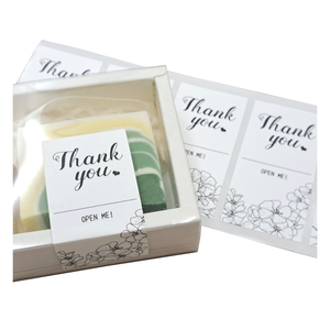 สติกเกอร์ตราประทับคำขอบคุณทรงกลมน่ารักสำหรับห่อของขวัญแบบ DIY 100ชิ้น - Product Image 3