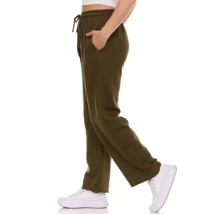 Leggings taille haute grande taille brossés double face avec contrôle du ventre pour femme, doux, élastiques, ajustés, pour la course et le yoga - Product Image 5
